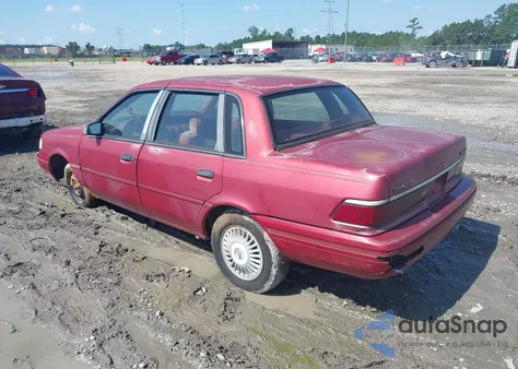 1992 Mercury Topaz Gs z USA, uszkodzony, nr VIN 1MEPM36XXNK626240